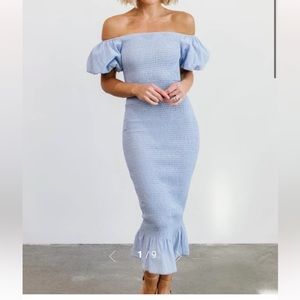 New with tags Baltic Born ruched midi dress